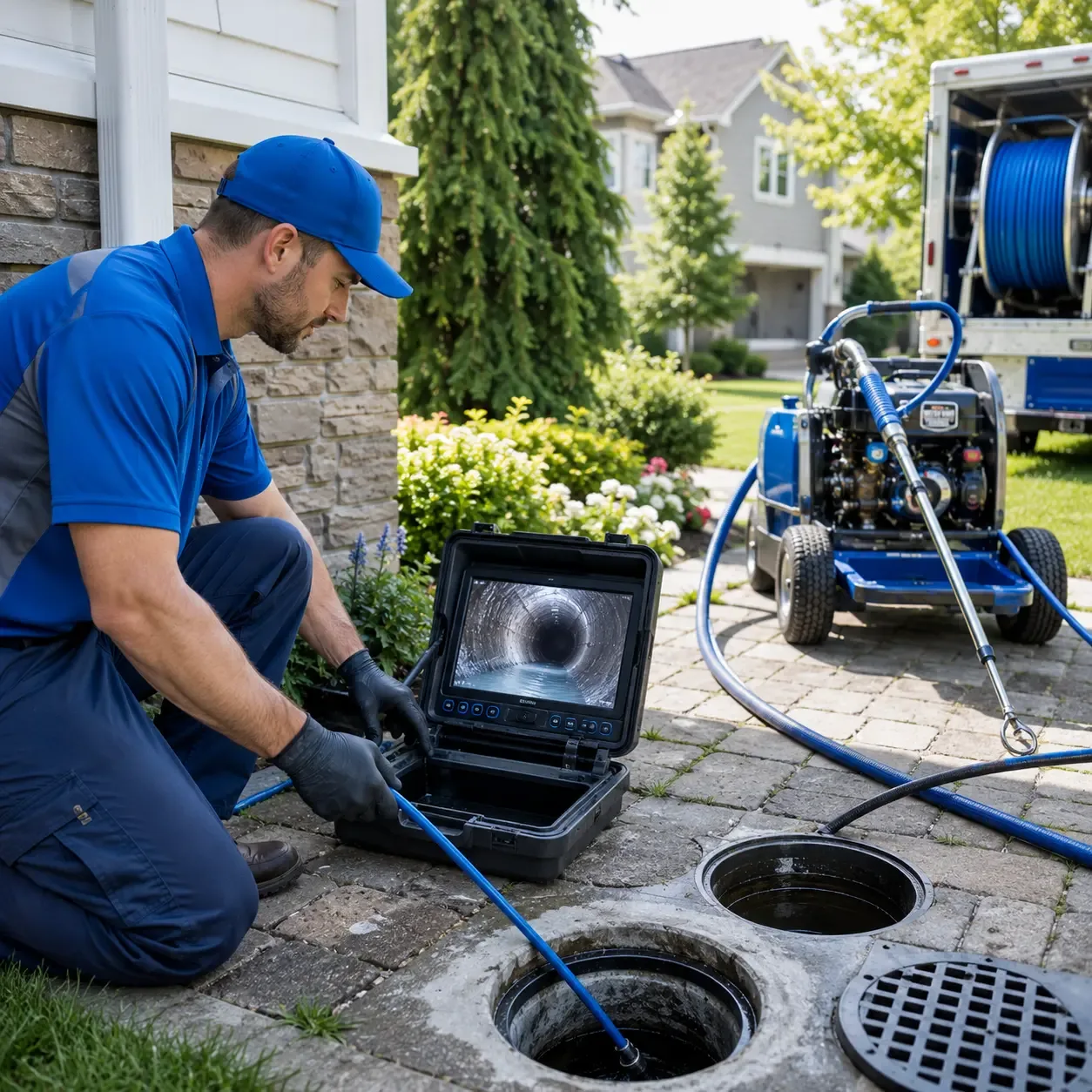 Outdoor drain cleaning professionals serving Walker, KS